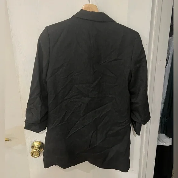 Zara Charcoal Gray Blazer - Picture 3 of 4